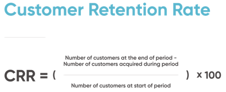 Customer retention rate formula