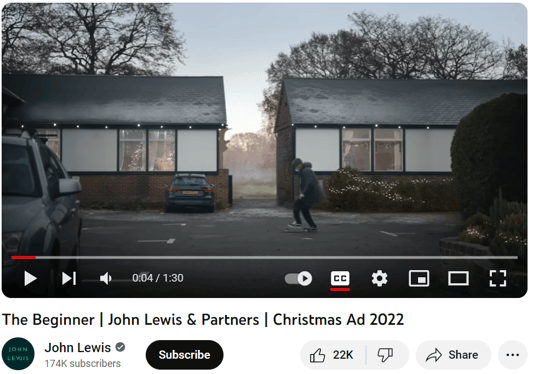 John Lewis christmas advert