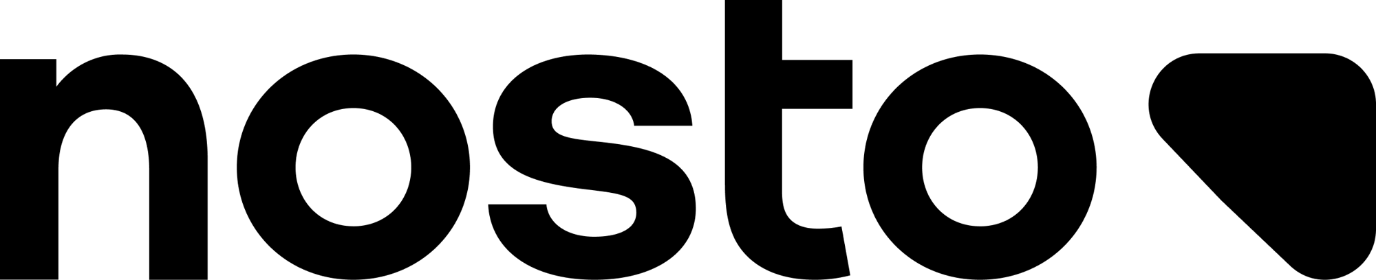Nosto - Monotone Black Logo Nosto - Monotone Black Logo