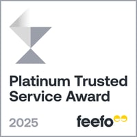 Platinum Trusted Service Award 2025 - Badge - 1x1